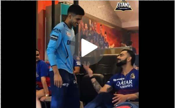 [Watch] 'Bromance'! Virat Kohli Shares Captivating Moment With Shubman Gill Ahead Of RCB-GT Match